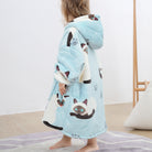 Blue Cat Blanket Hoodie Kids - NARECTE