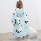 Blue Cat Blanket Hoodie Kids - NARECTE