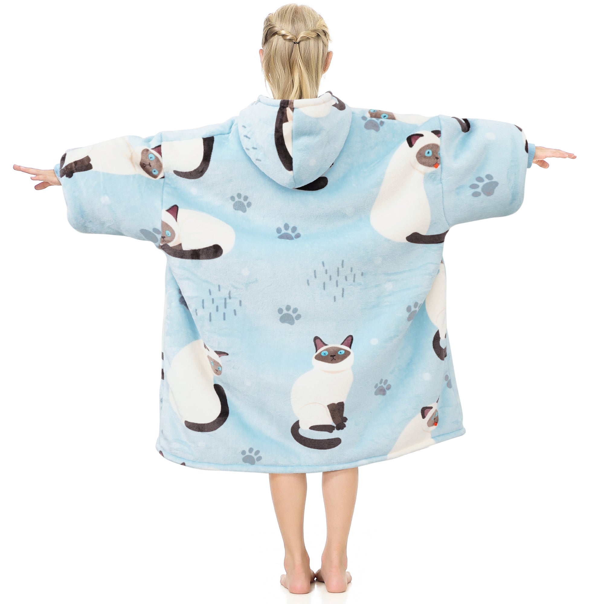 BlueCat Blanket Hoodie Teen - NARECTE