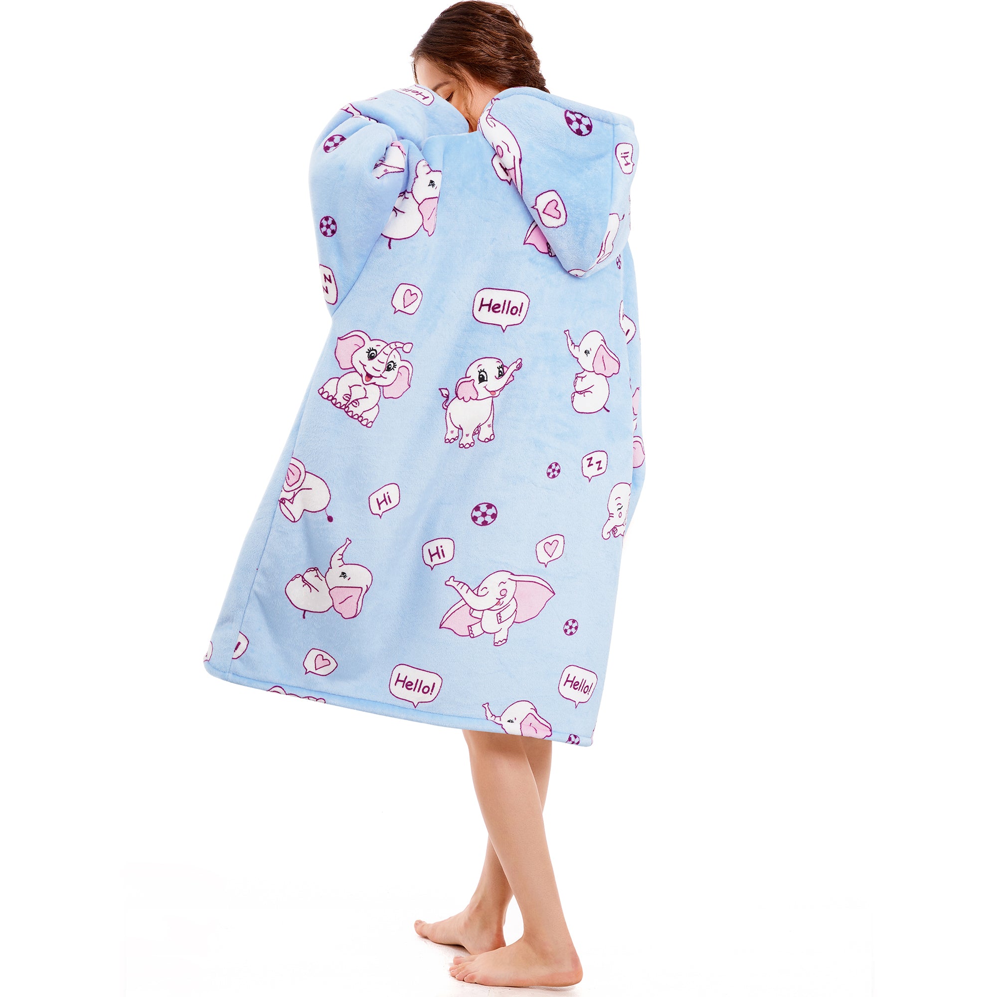 Elephant Blanket Hoodie - NARECTE