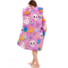 Purple Ghost Blanket Hoodie - NARECTE