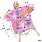 Purple Ghost Blanket Hoodie Teen - NARECTE