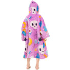 Purple Ghost Blanket Hoodie Teen - NARECTE