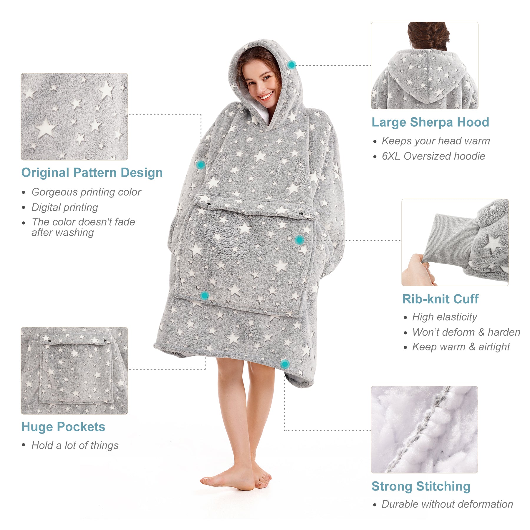 Luminous Blanket Hoodie - NARECTE