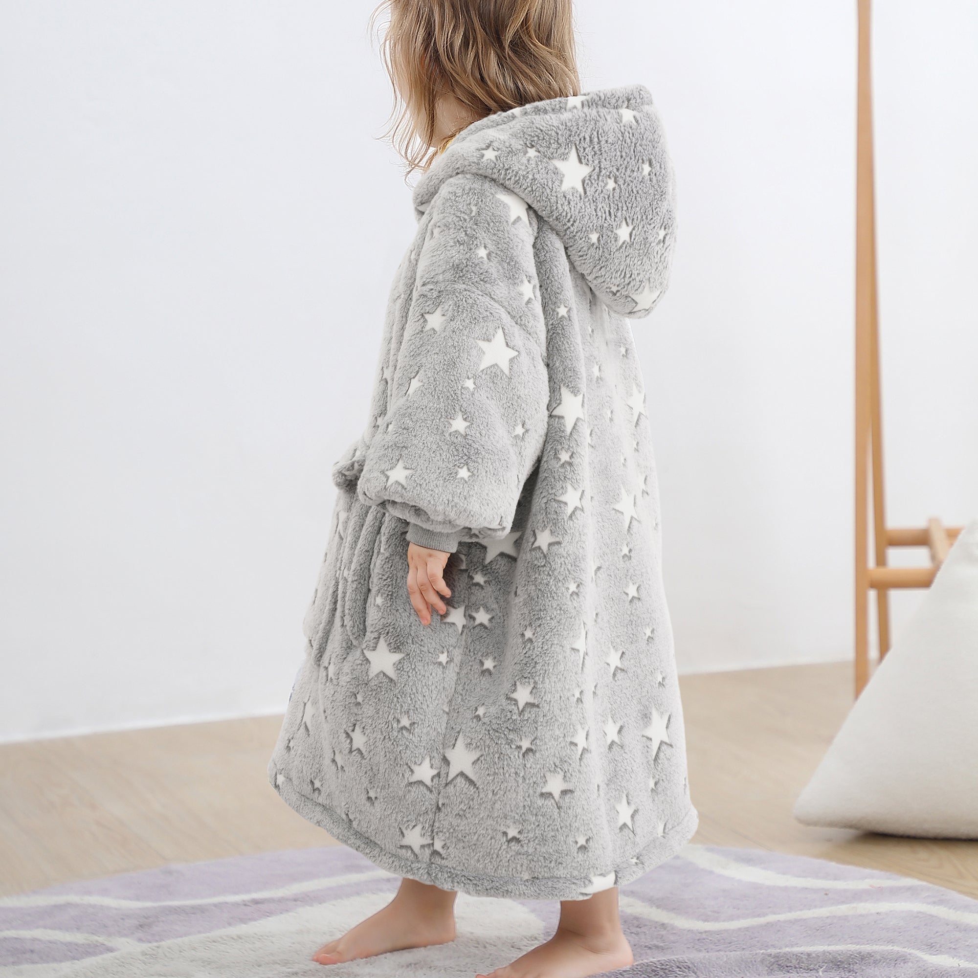 Luminous Blanket Hoodie Kids - NARECTE