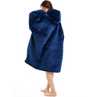 Navy Blue Blanket Hoodie - NARECTE