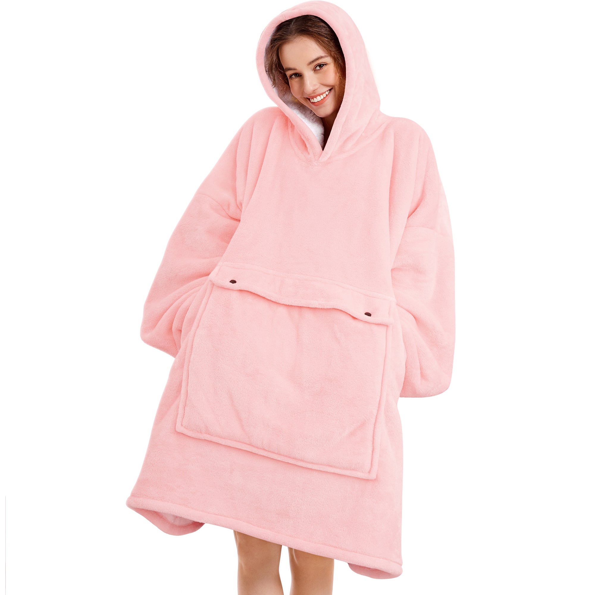 Pink Blanket Hoodie - NARECTE