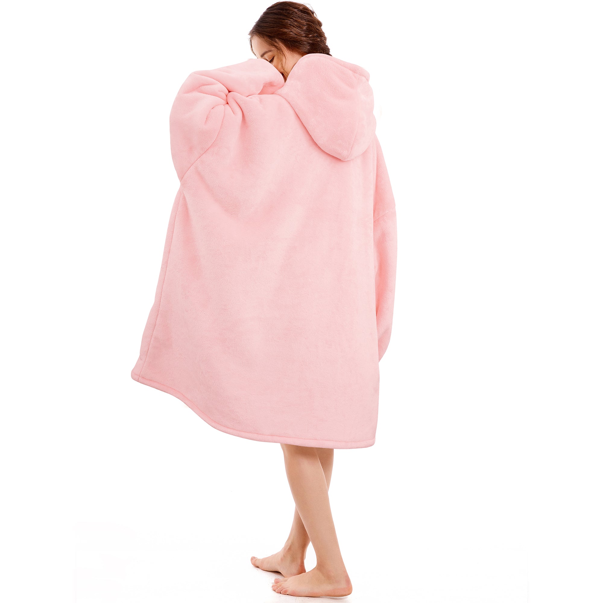 Pink Blanket Hoodie - NARECTE