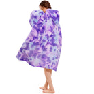 TieDye Purple Blanket Hoodie - NARECTE