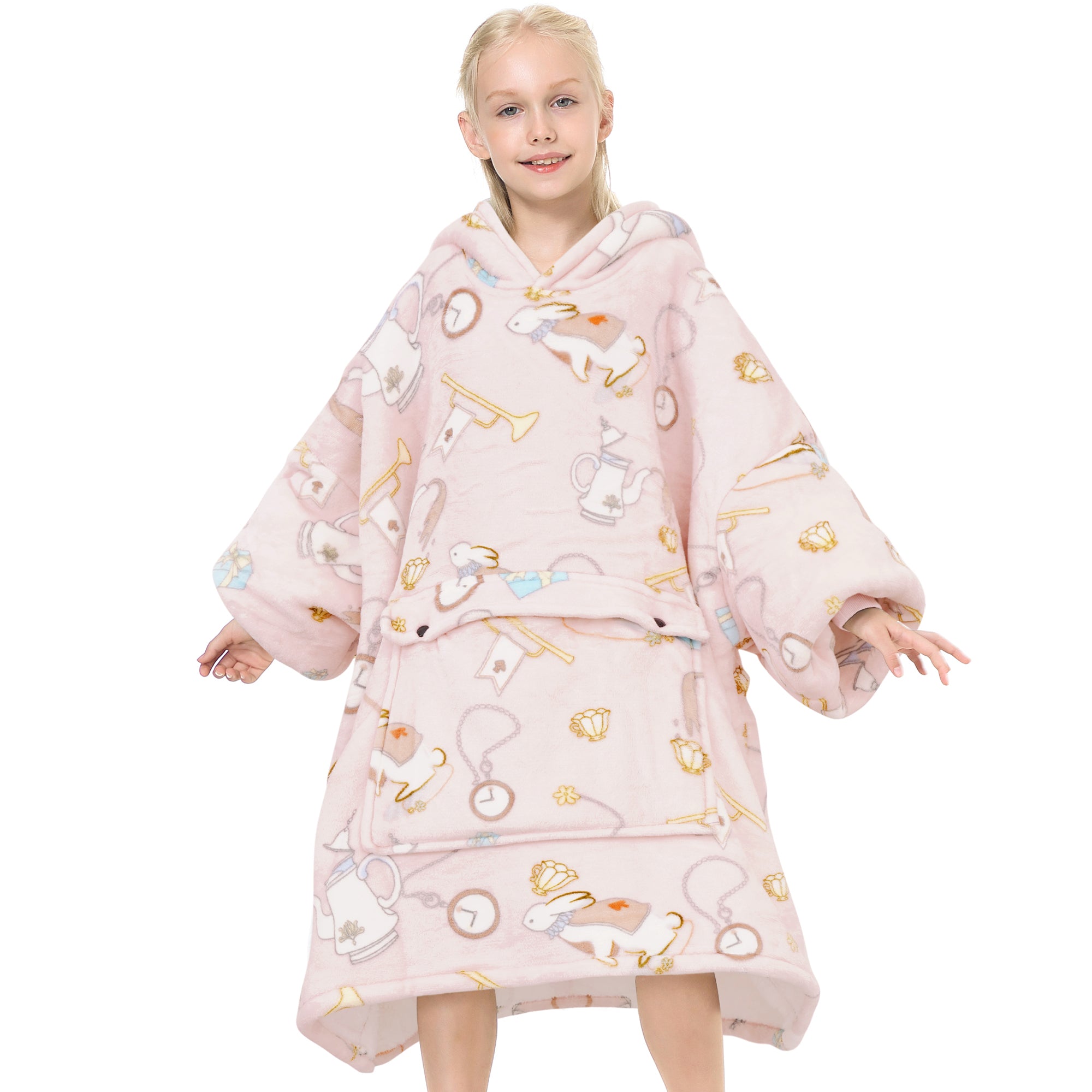 Rabbit Year Exclusive Blanket Hoodie Teen - NARECTE