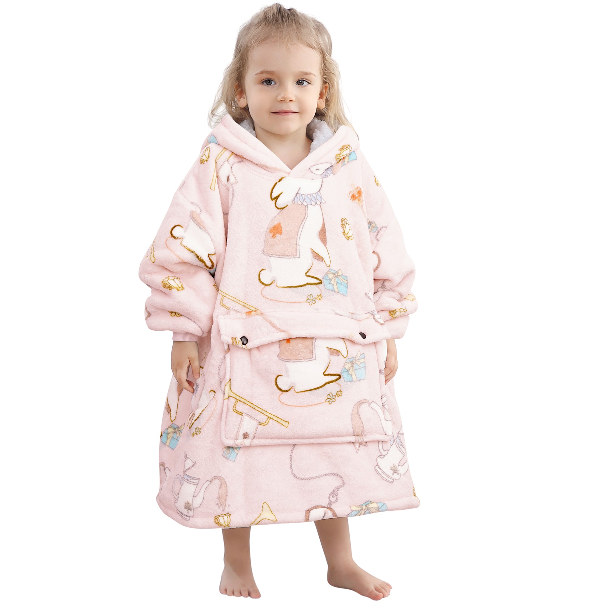 Rabbit Year Exclusive Blanket Hoodie Kids - NARECTE