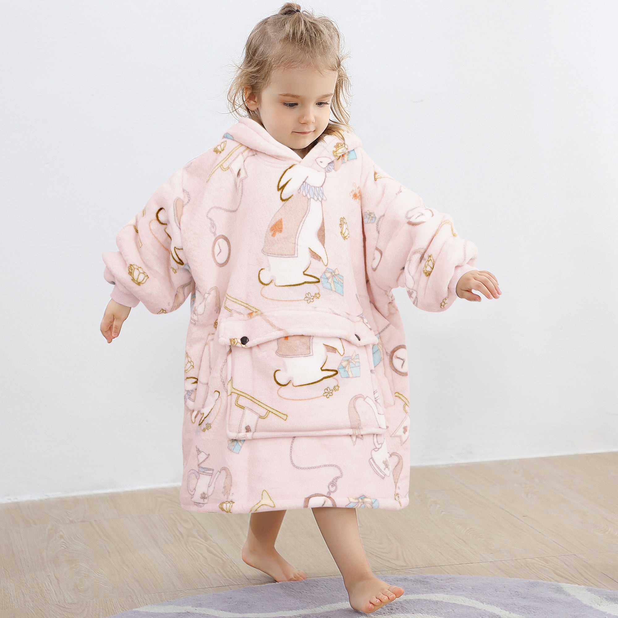 Rabbit Year Exclusive Blanket Hoodie Kids - NARECTE