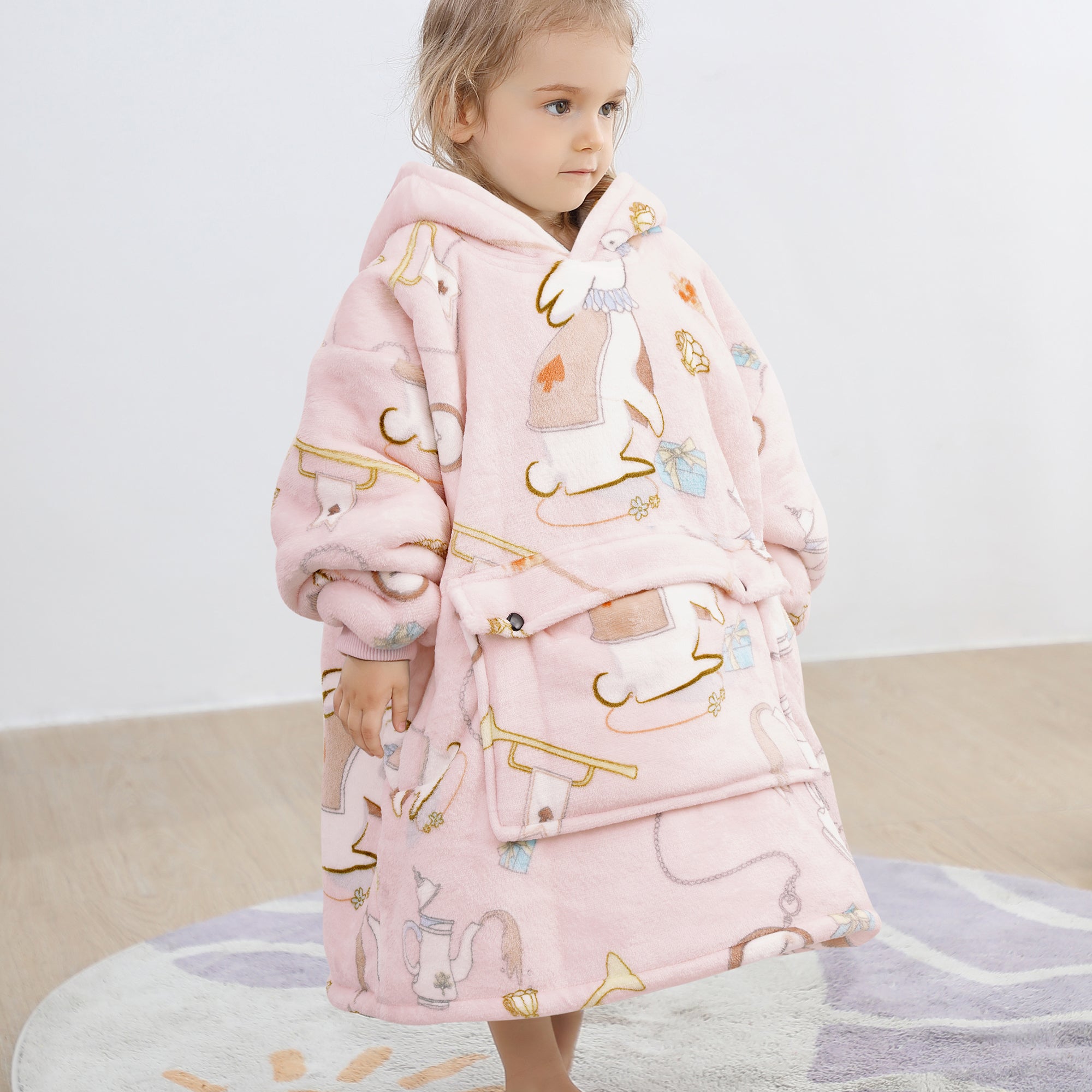 Rabbit Year Exclusive Blanket Hoodie Kids - NARECTE