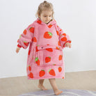 Strawberry Blanket Hoodie Kids - NARECTE