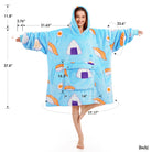 Sushi Blanket Hoodie - NARECTE