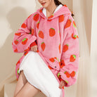 Strawberry Blanket Hoodie - NARECTE